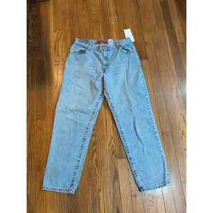 EUC Vtg. Levis 550 Red Tab Womens Jeans Lt Wash Mid Rise Cotton Denim 14 SHORT